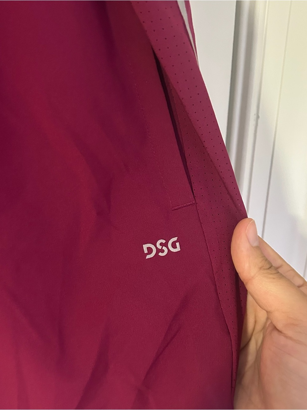 DSG Men’s Raspberry Sherbet 7” Stride Brief LinedShorts Sz L NWT - Picture 5 of 11
